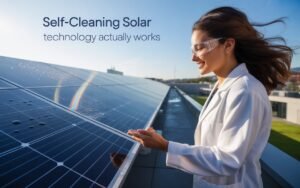 Self-Cleaning Solar Technology Actually Works