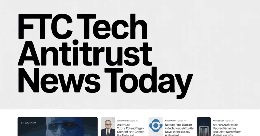 FTC Tech Antitrust News Today: What the Latest Crackdown Means for Big Tech FTC Tech Antitrust News Today