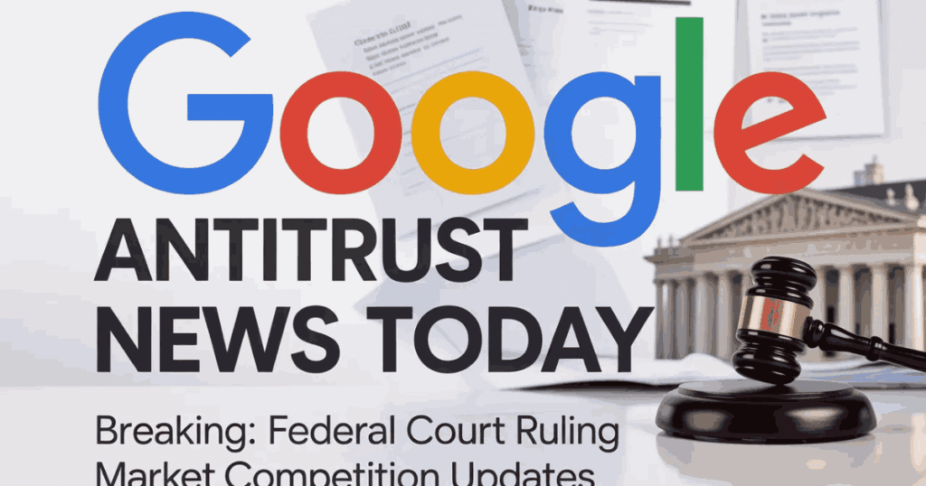 Google Antitrust News Today: Why Regulators Are Turning Up the Heat in the US Google Antitrust News Today