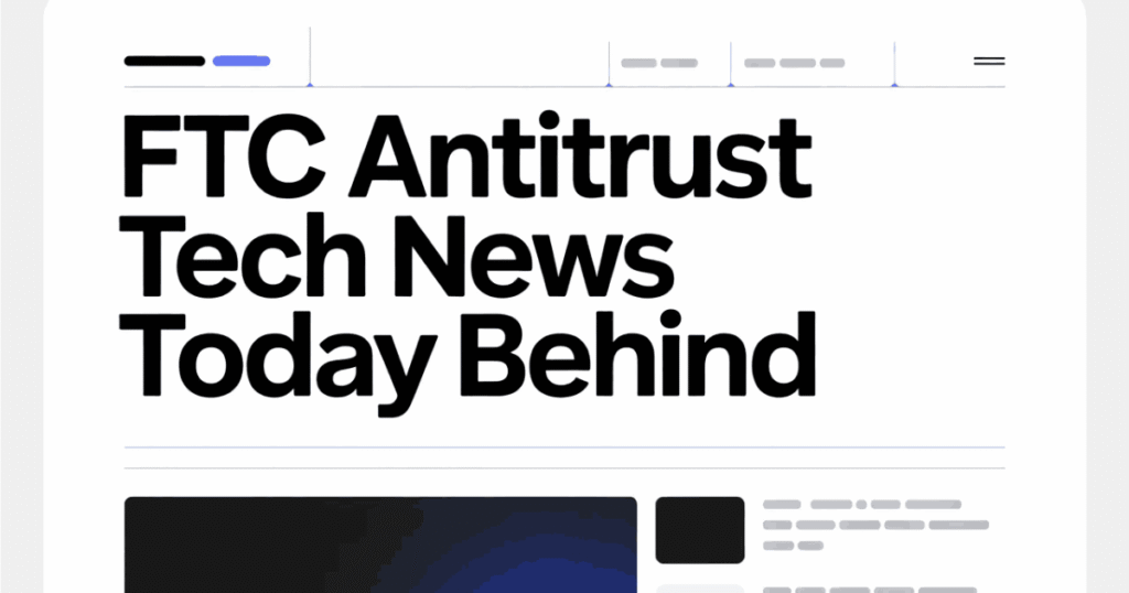 FTC Antitrust Tech News Today